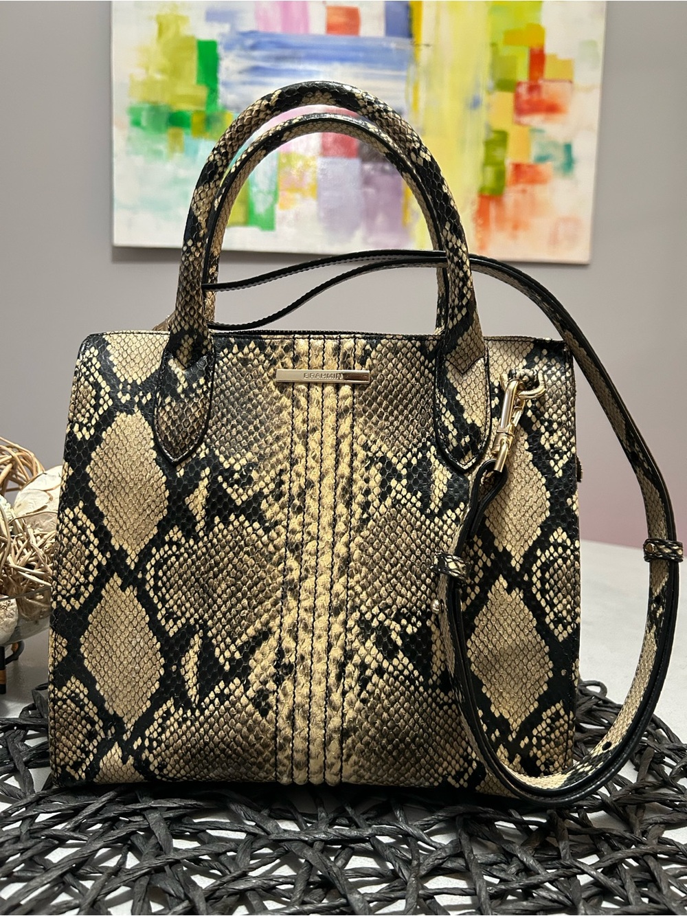 Brahmin Small Caroline Cavier Felix Satchel Crossbody -NWT- Read Description - Picture 2 of 13